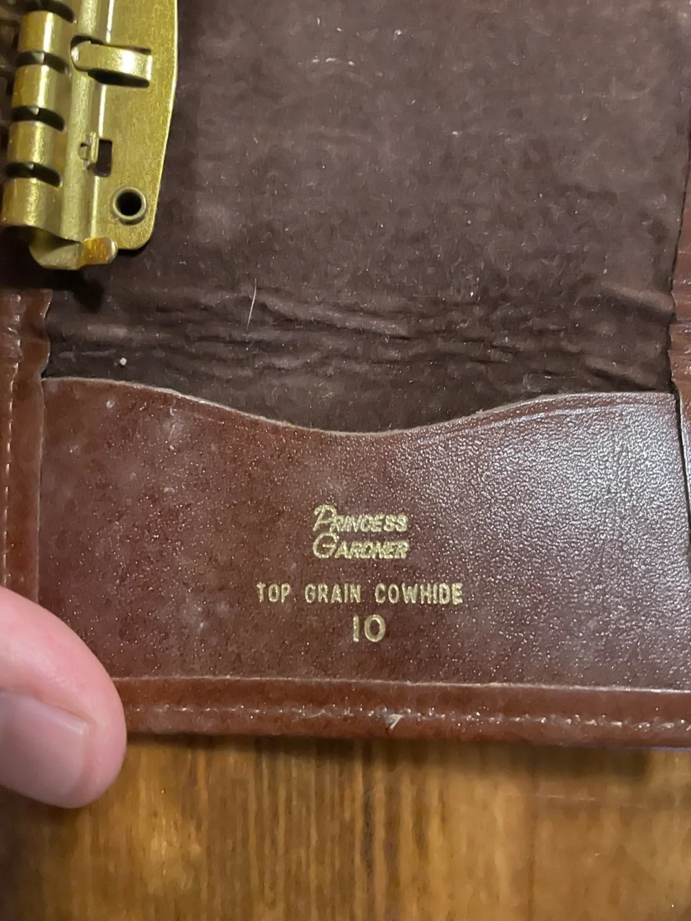 Vintage Brown Top Grain Cowhide Key Case Trifold 6 Loop Organization Accessory